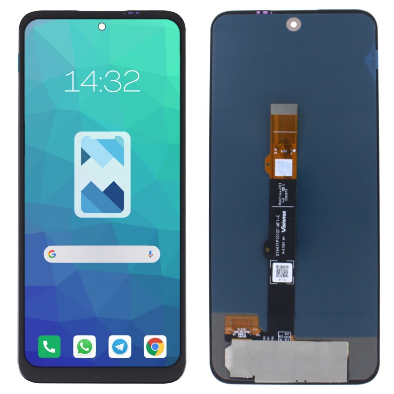 Przód i tył Wyświetlacza Zamiennik Motorola G31 Bez ramki Czarny