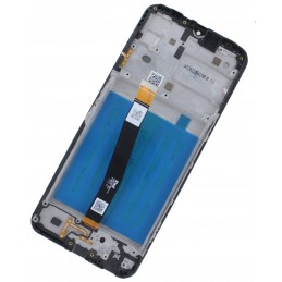Tył Zamiennik Samsung Galaxy A22 5G Z ramką Czarny