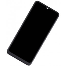 Przód Ekranu Zamiennik Motorola G50 Z ramką Czarny