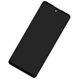 Przód Ekranu Zamiennik Motorola G60 Z ramką Czarny