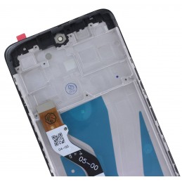 Góra tyłu LCD Zamiennik Motorola G60 Z ramką Czarny