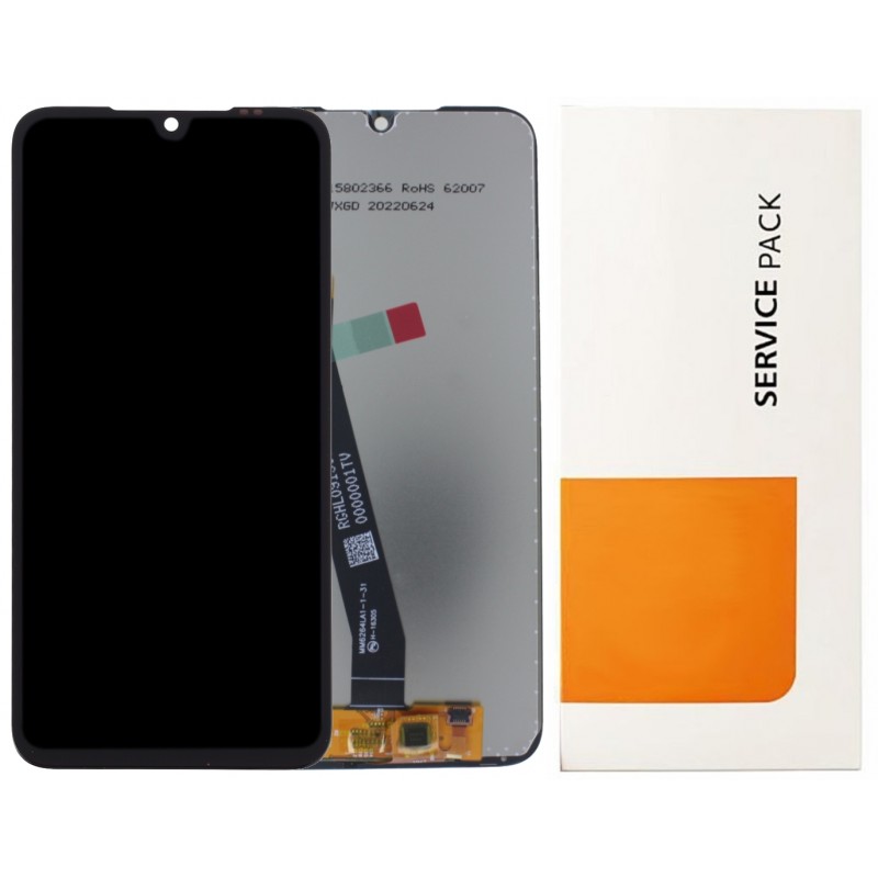 Przód i tył Wyświetlacza Oryginalny OEM Xiaomi Redmi 7 Bez ramki Czarny