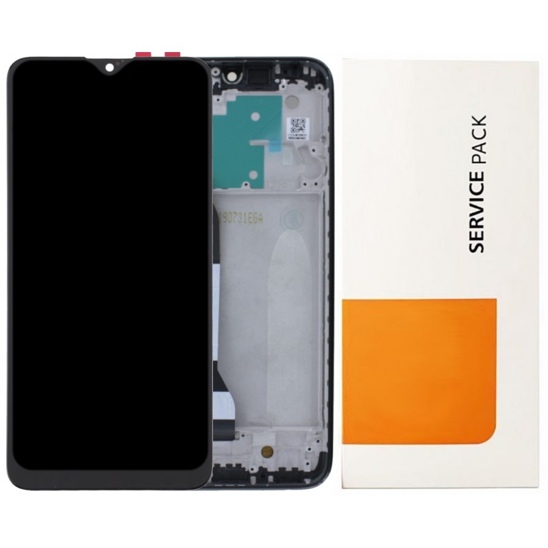 Przód i tył Wyświetlacza Oryginalny OEM Xiaomi Redmi Note 8 Z ramką Czarny