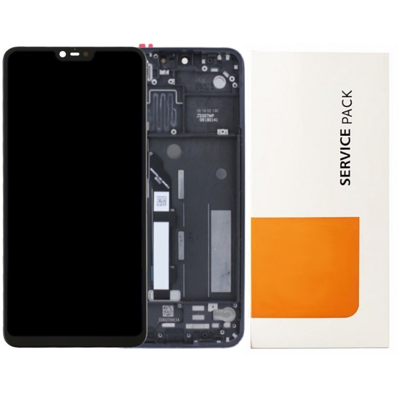 Przód i tył Wyświetlacza Oryginalny OEM Xiaomi Mi 8 Lite Z ramką Czarny