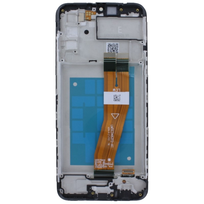 Tył Oryginalny OEM Samsung Galaxy A02s Z ramką Czarny Tył Oryginalny OEM Samsung Galaxy A02s Z ramką Czarny