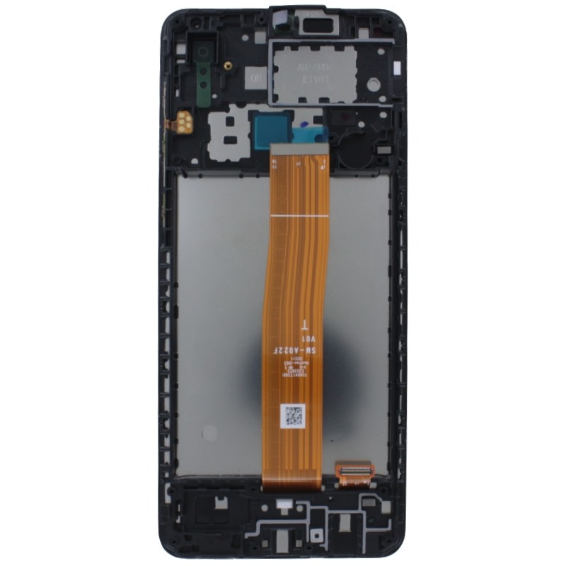 Tył Oryginalny OEM Samsung Galaxy A02 Z ramką Czarny Tył Oryginalny OEM Samsung Galaxy A02 Z ramką Czarny