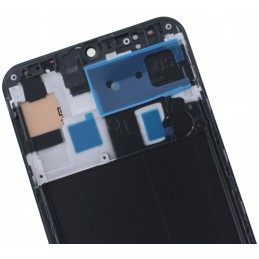 Góra tyłu LCD Zamiennik Samsung Galaxy A50 Z ramką Czarny