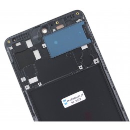 Góra tyłu LCD Zamiennik Samsung Galaxy A71 Z ramką Czarny