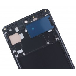Góra tyłu LCD Zamiennik Samsung Galaxy A71 Z ramką Czarny