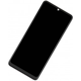 Przód Ekranu Zamiennik Samsung Galaxy A22 4G Z ramką Czarny