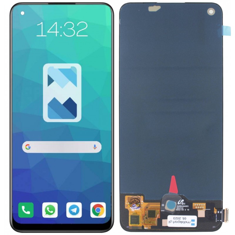 Przód i tył Wyświetlacza Zamiennik Oppo Reno 8 Bez ramki Czarny Przód i tył Wyświetlacza Zamiennik Oppo Reno 8 Bez ramki Czarny