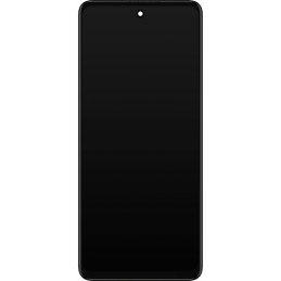 Przód Ekranu Oryginalny Service Pack Motorola G60 XT2135 Z ramką Czarny