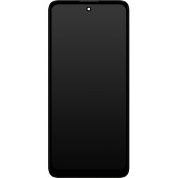 Przód Ekranu Oryginalny Service Pack Motorola E30 XT2159 Z ramką Czarny