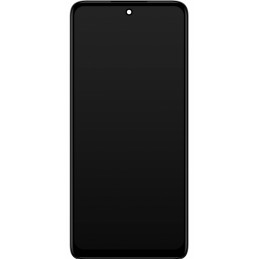 Przód Ekranu Oryginalny Service Pack Motorola G42 XT2233 Z ramką Czarny