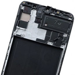 Góra tyłu LCD Zamiennik Samsung Galaxy A70 SM-A705 Z ramką Czarny