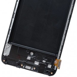 Dół tyłu Szybki Zamiennik Samsung Galaxy A70 SM-A705 Z ramką Czarny