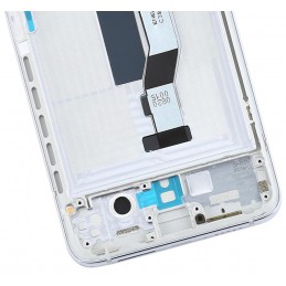 Dół tyłu Szybki Zamiennik Xiaomi Mi 10t pro Z ramką Srebrny