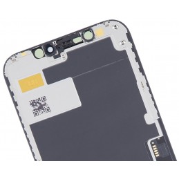 Góra tyłu LCD Zamiennik iPhone 12 A2172 Z ramką Czarny
