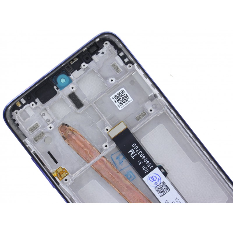 Góra tyłu LCD Zamiennik Xiaomi Poco X3 NFC Z ramką Niebieski Góra tyłu LCD Zamiennik Xiaomi Poco X3 NFC Z ramką Niebieski