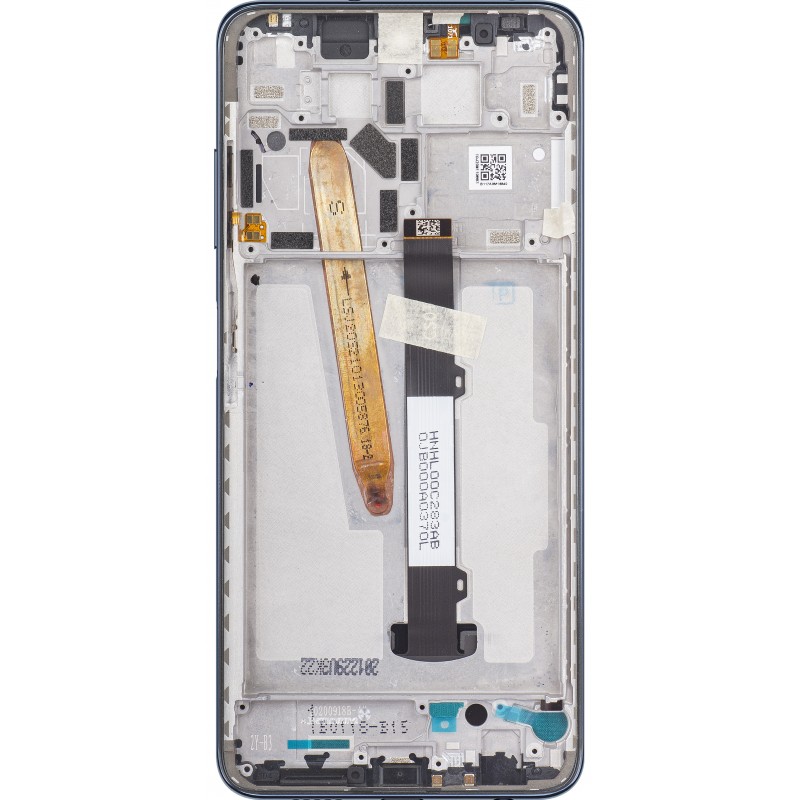 Tył Oryginalny Service Pack Xiaomi Poco X3 pro Z ramką Czarny Tył Oryginalny Service Pack Xiaomi Poco X3 pro Z ramką Czarny