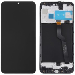 Przód Ekranu Zamiennik Samsung Galaxy A10 A105 Z ramką Czarny