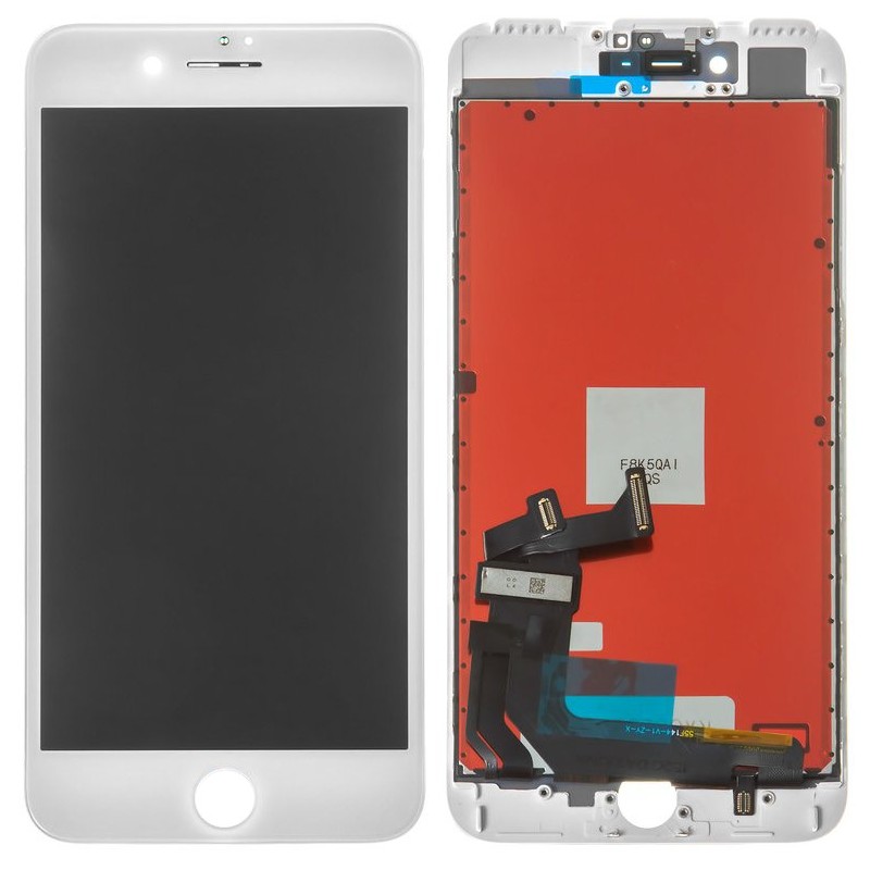 Przód i tył Wyświetlacza Zamiennik iPhone 7 plus Z ramką biały
