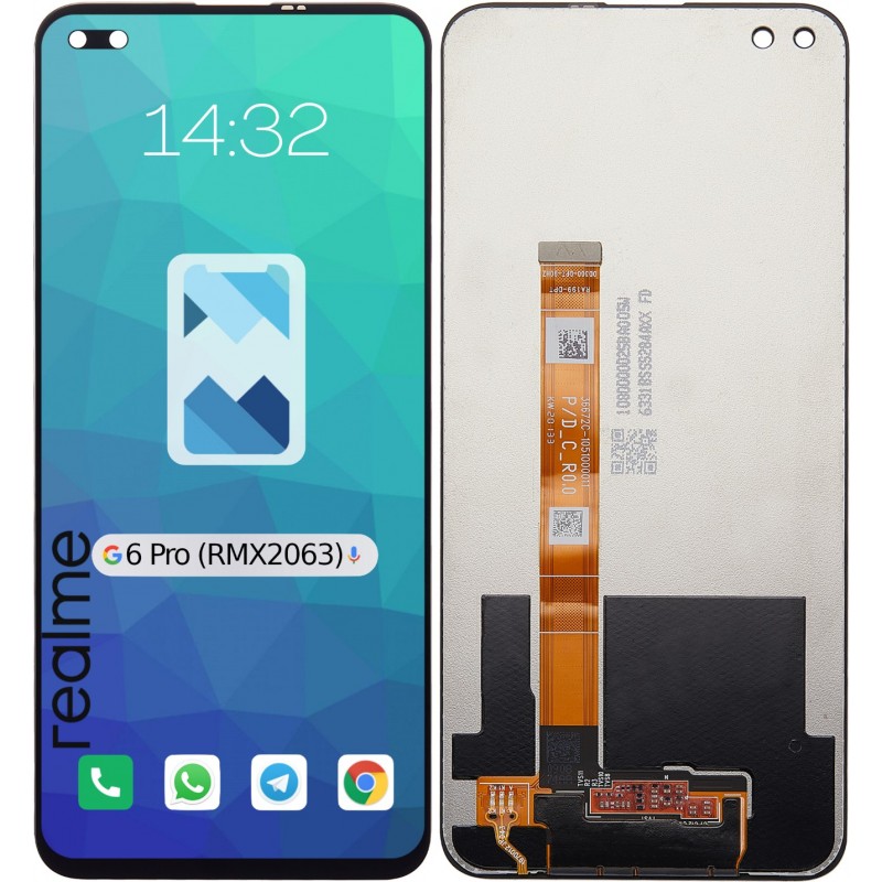 Realme 6 Pro RMX2063 RMX2061 LCD Aftermarket - Niska cena Realme 6 Pro RMX2063 RMX2061 LCD Aftermarket - Niska cena