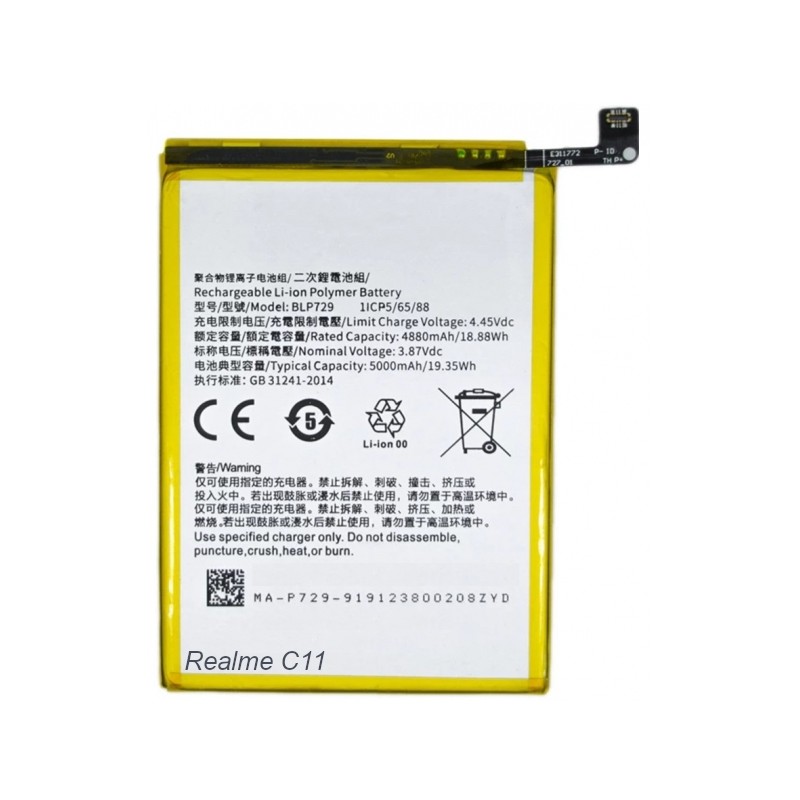 Realme C11 RMX2185 BLP729 Bateria Aftermarket- Niska cena