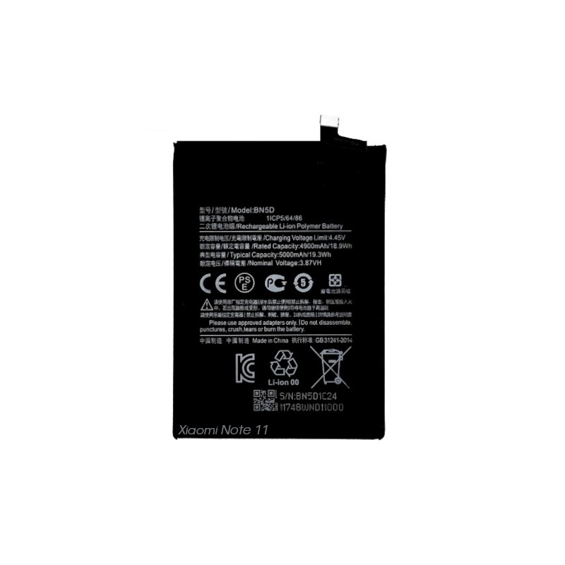 Xiaomi Note 11 2201117TG BN5D Bateria Aftermarket