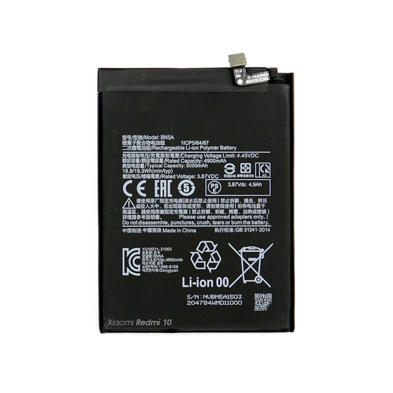 Xiaomi Redmi 10 21061119DG BN5A Bateria Aftermarket