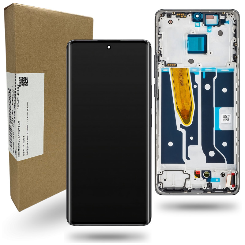 Realme 11 Pro+ 5G RMX3741 LCD Czarny Original Service Pack Realme 11 Pro+ 5G RMX3741 LCD Czarny Original Service Pack