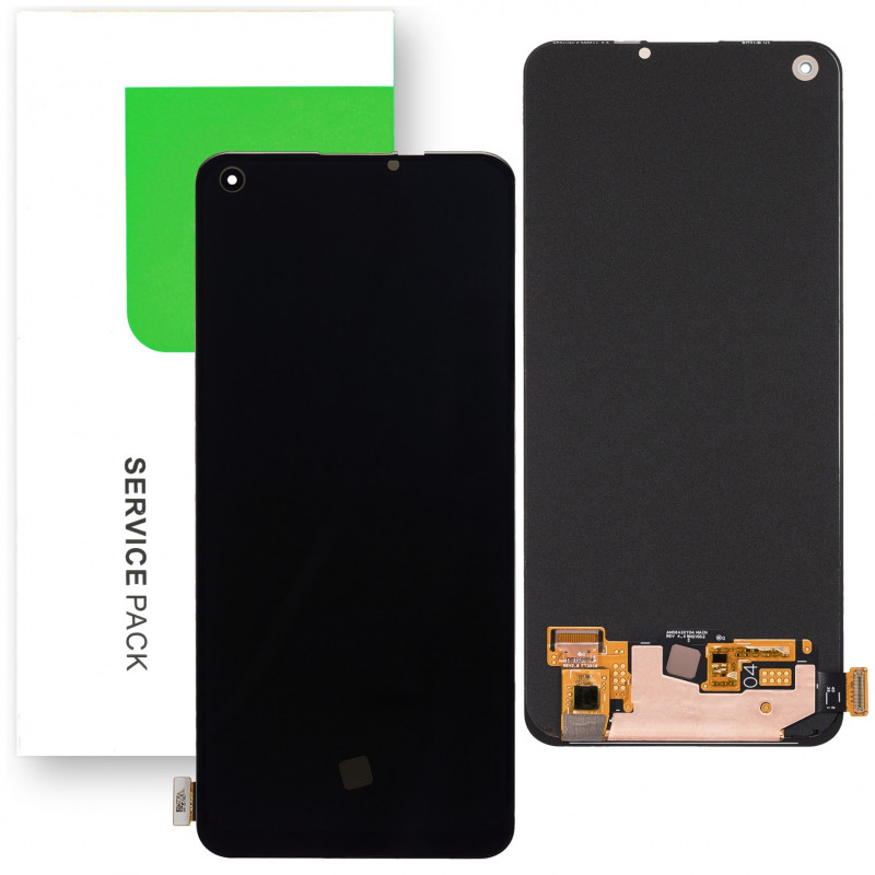 Oryginalny OEM Wyświetlacz Oppo Reno8 Lite CPH2343 Czarny