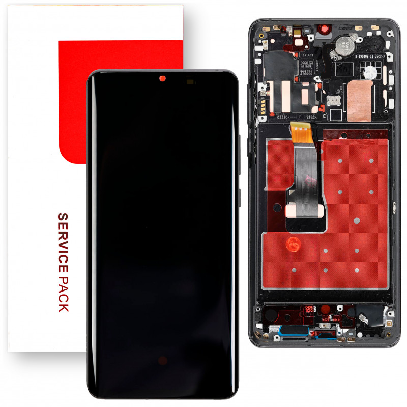 Huawei P30 Pro LCD Czarny Ramka Premium Service Pack