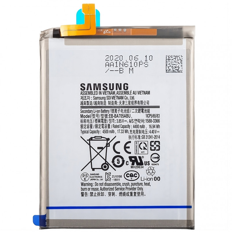 Samsung A70 SM-A705F EB-BA705ABU Bateria Original Service Pack