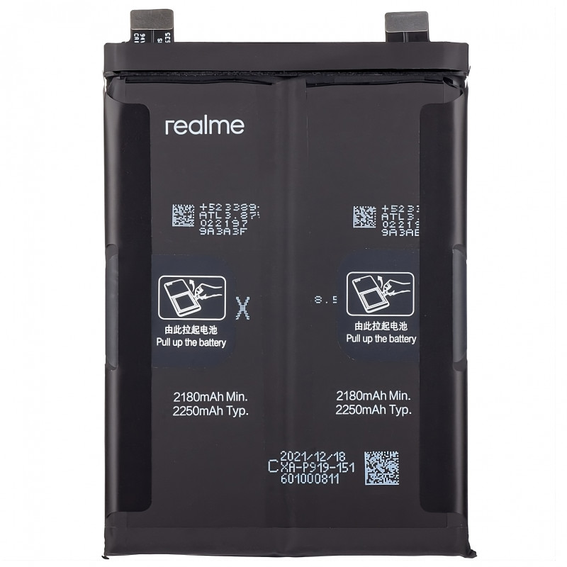 Realme GT Neo 3 RMX3562 RMX3563 BLP919 Bateria Original Service Pack
