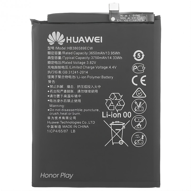 Honor Play COR-L29 COR-AL00 HB386589ECW Bateria Original Service Pack Honor Play COR-L29 COR-AL00 HB386589ECW Bateria Original Service Pack