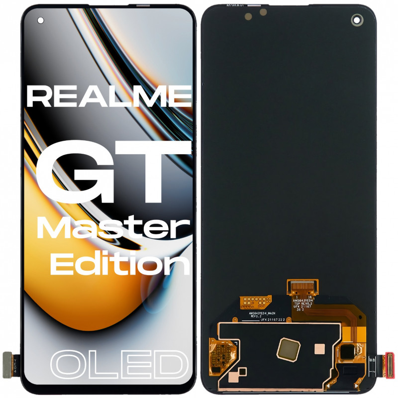 Wyświetlacz Realme GT Master Edition Czarny OLED - Mobilepart.pl