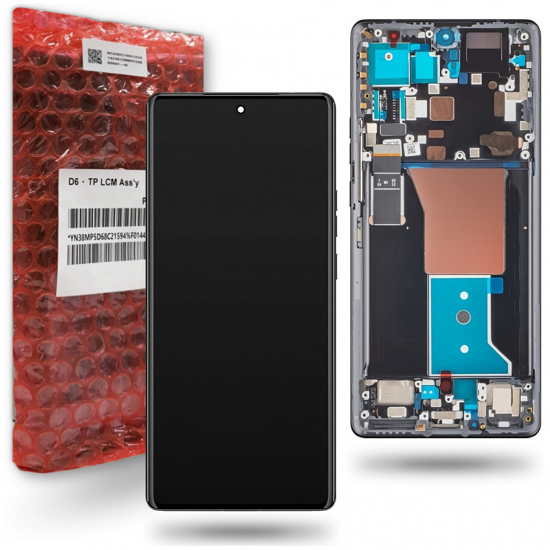 Motorola Edge 40 Pro LCD Czarny Original Service Pack
