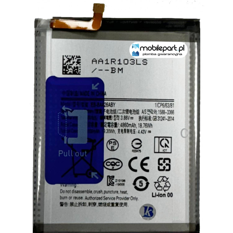 Samsung A42 5G EB-BA426ABY Bateria Aftermarket- Niska cena Samsung A42 5G EB-BA426ABY Bateria Aftermarket- Niska cena