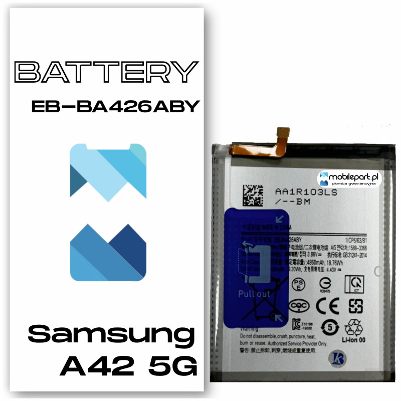 Samsung A42 5G EB-BA426ABY Bateria Aftermarket- Niska cena