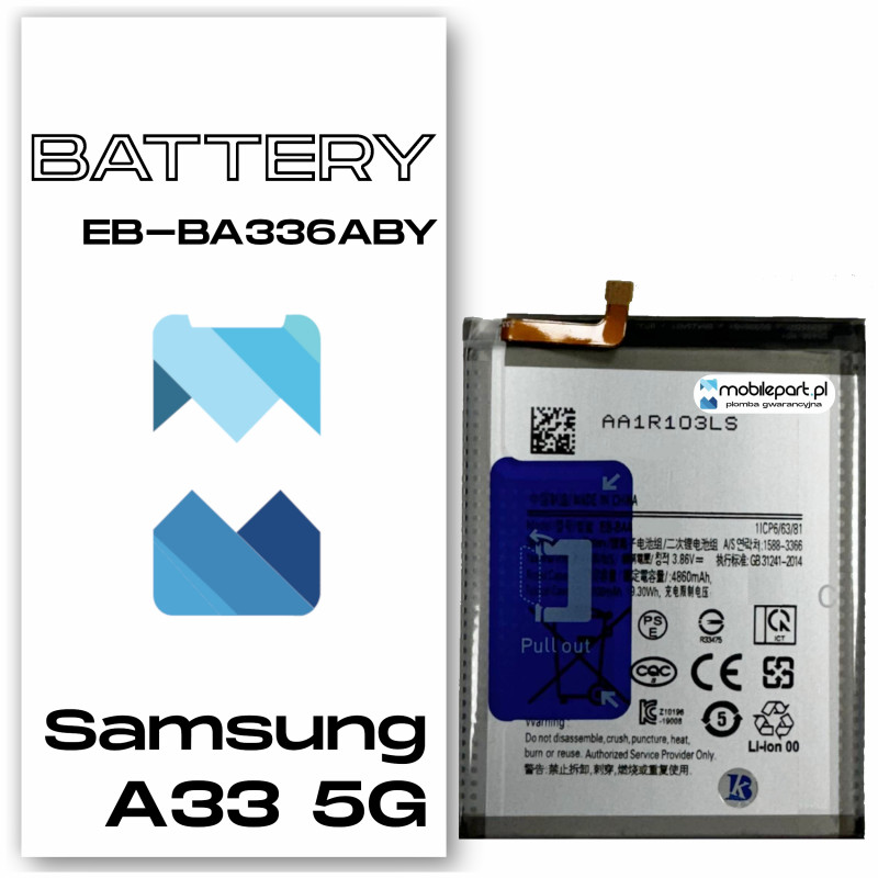 Samsung A33 5G EB-BA336ABY Bateria Aftermarket- Niska cena