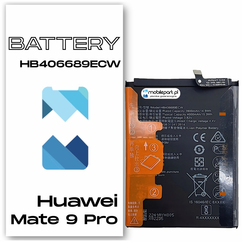 Huawei Mate 9 Pro HB406689ECW Bateria Aftermarket