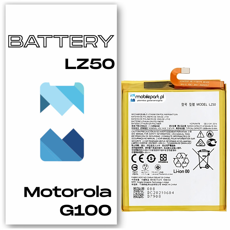 Motorola G100 XT2125 LZ50 Bateria Aftermarket- Niska cena
