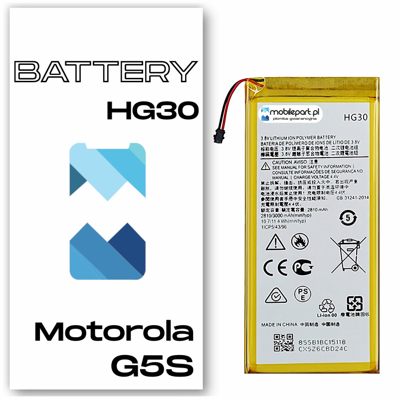 Motorola G5S XT1793 HG30 Bateria Aftermarket- Niska cena