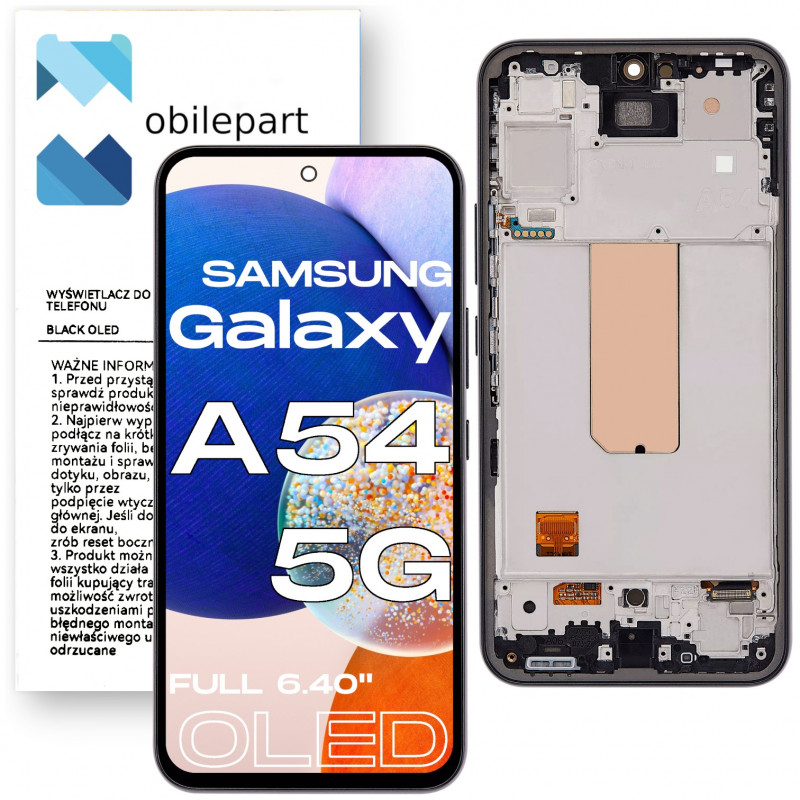 Samsung A54 5G SM-A546 LCD Ramka Oled Full 6.40" Aftermarket