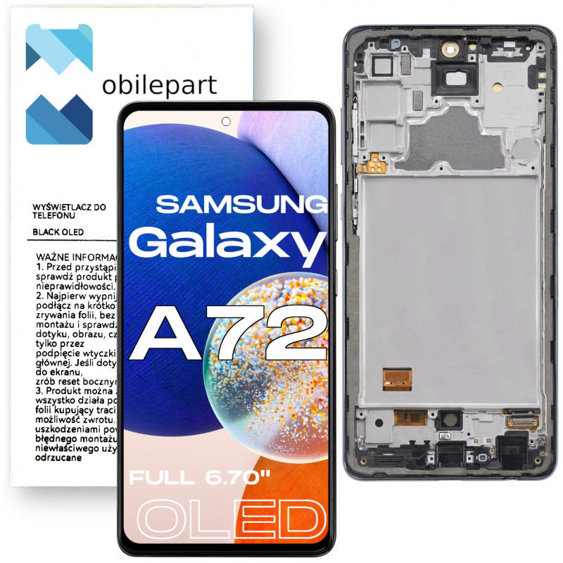 Samsung A72 SM-A725 LCD Ramka Oled Full 6.70" Aftermarket
