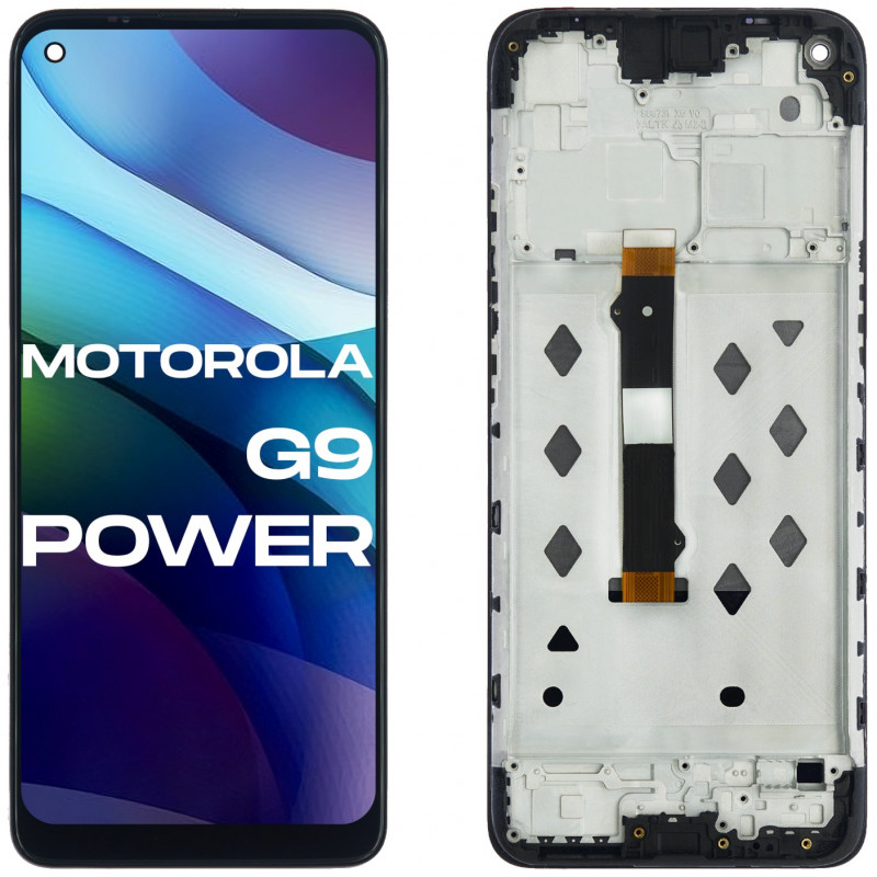 Motorola G9 Power XT2091 LCD Ramka Aftermarket - Niska cena Motorola G9 Power XT2091 LCD Ramka Aftermarket - Niska cena