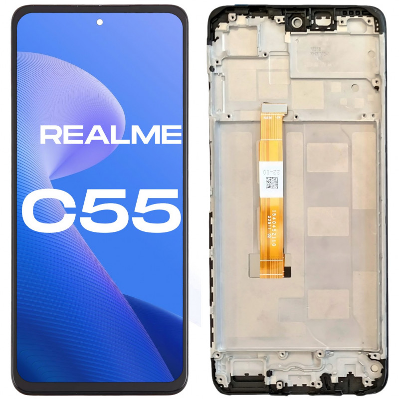 Realme C55 RMX3710 LCD Ramka Aftermarket - Niska cena