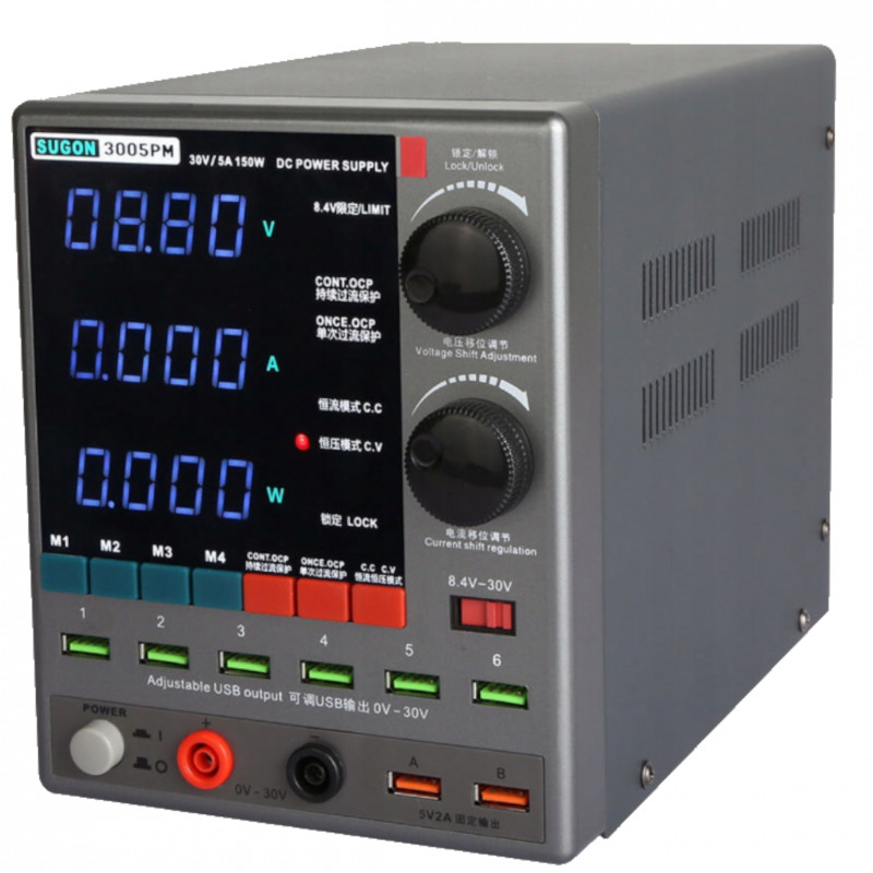 Zasilacz Laboratoryjny Sugon 3005PM 0-30V 0-5A - Mobilepart.pl Zasilacz Laboratoryjny Sugon 3005PM 0-30V 0-5A - Mobilepart.pl