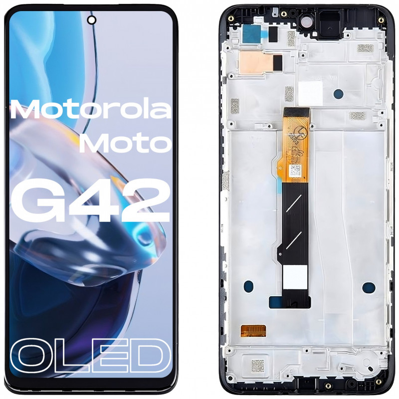 Motorola G42 XT2233 LCD Ramka Oled Aftermarket - Niska cena Motorola G42 XT2233 LCD Ramka Oled Aftermarket - Niska cena